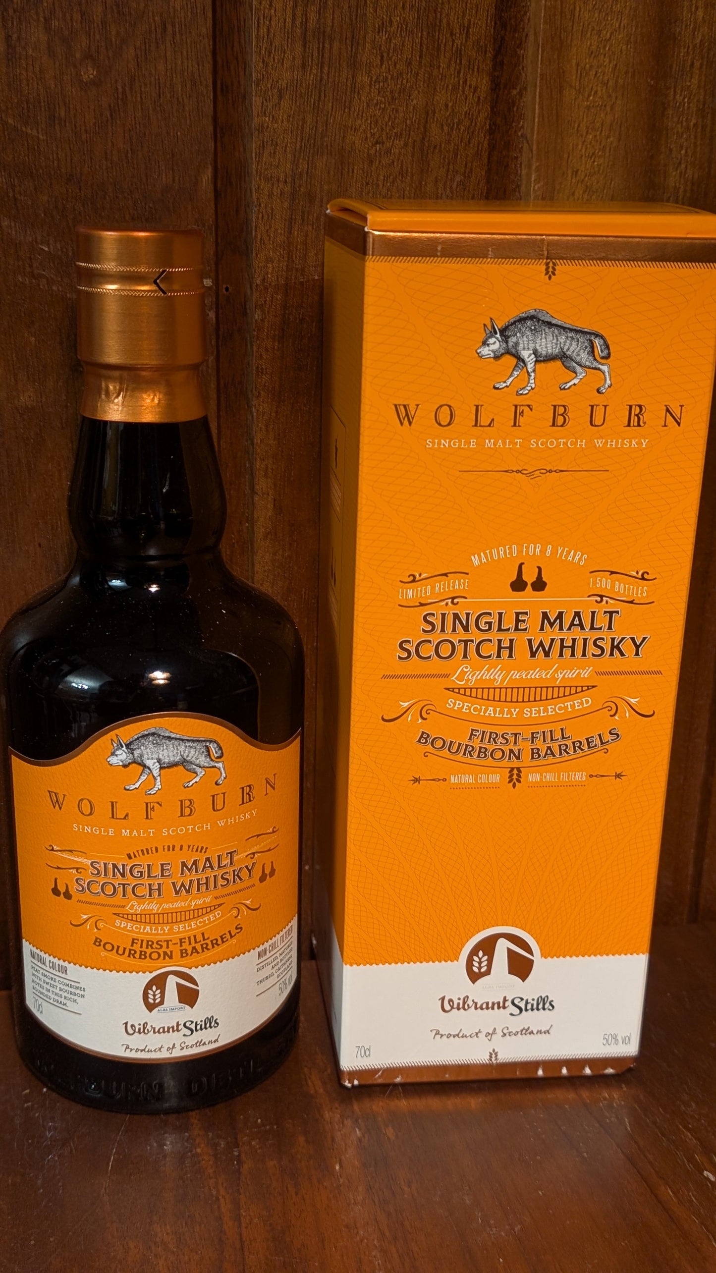 Wolfburn First Fill Bourbon -Vibrant Still-